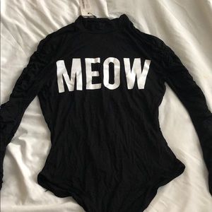 MEOW bodysuit